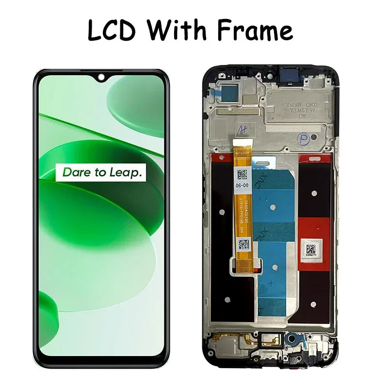 6.6" High Quality For OPPO Realme C35 RMX3511 LCD Display Touch Screen Digitizer Assembly Replacement For RealmeC35 LCD  Oppo phone repair parts