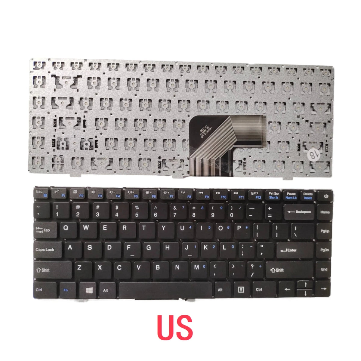New US Russian Spanish Laptop Keyboard For Prestigio 133S01 JM290 K649 YJ-522 YXT-NB93-54 52 NB91-25 MB2904005