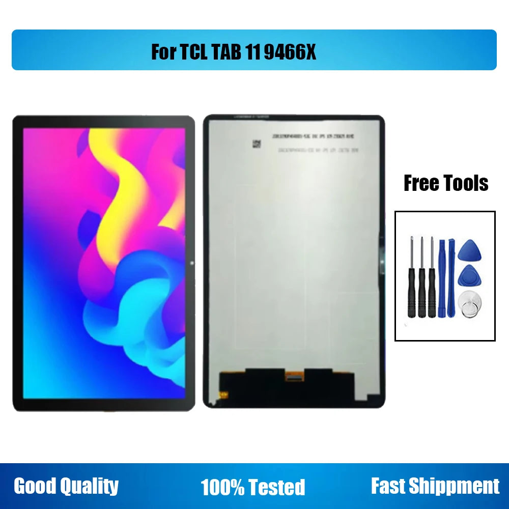 For TCL TAB 11 9466X 9166G2 10.95" LCD Display Touch Screen Digitizer Glass Panel Assembly Replacement Tools Tablet repair parts