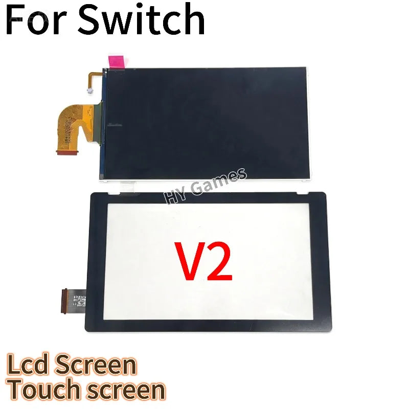 Original LCD Screen for Nintendo Switch NS HAC‑001 V2 Display with Touch Screen Digitizer for Switch Replacement  Game console repair parts