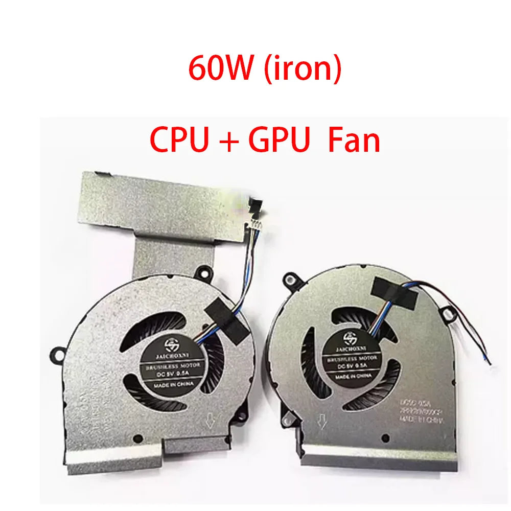 Original CPU GPU Cooling Fan For HP Omen 4 Pro 15-DC TPN-Q211 15-DC0011NR 15-DC0025CA 60W HP laptop repair parts