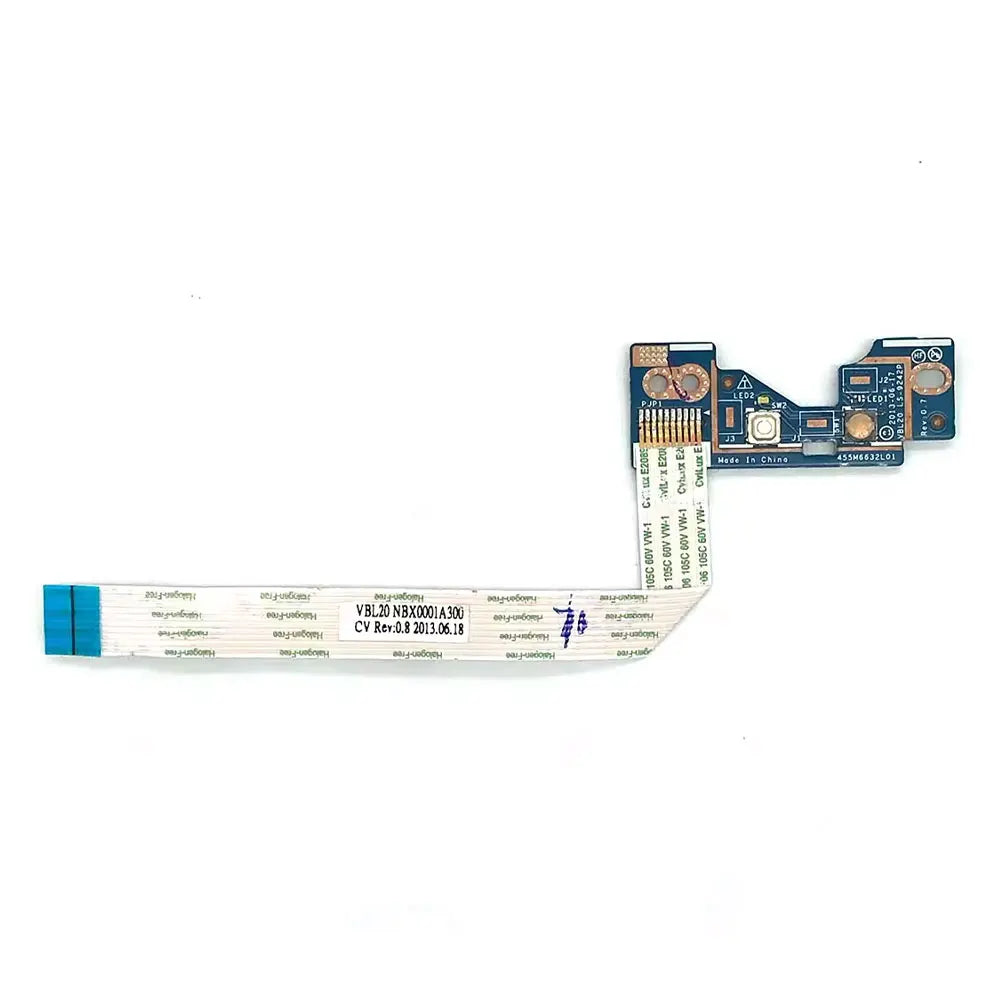 OEM For HP ZBOOK 15 G1 ZBOOK 15 G2 Laptop WiFi On/Off Switch Power Button Board Cable Repairing Accessories LS-9241P LS-9242P HP laptop repair parts