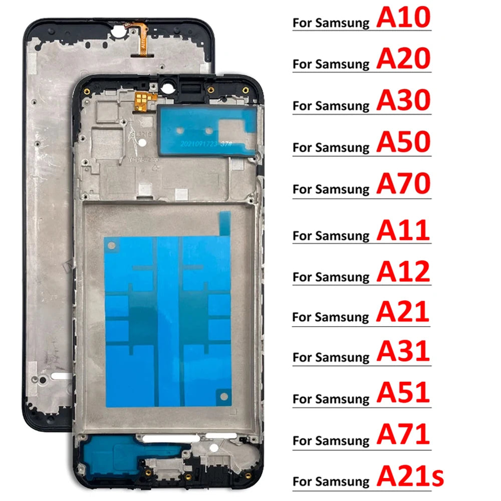 New Middle Frame For Samsung A10 A20 A30 A50 A70 A21s A11 A12 A21 A31 A51 A71 Front Frame Housing Bezel Repair Parts Samsung phone repair parts