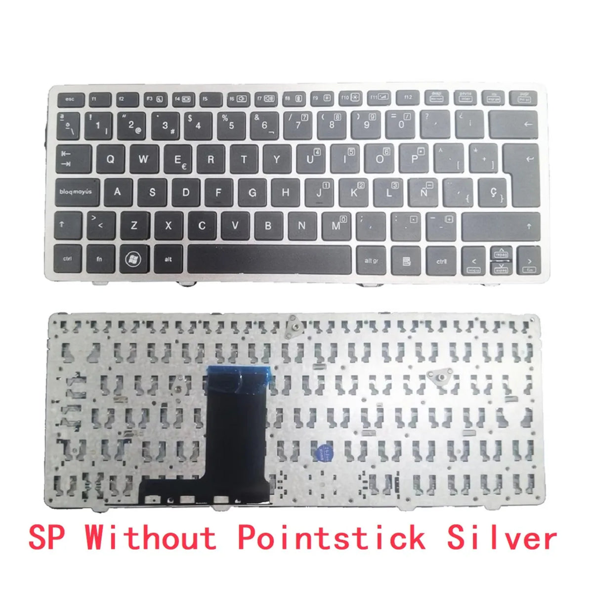 New US Russian Spanish Latin Brazil Laptop Keyboard For HP Elitebook 2560 2560P 2570 2570P 700948-B31  HP laptop repair parts