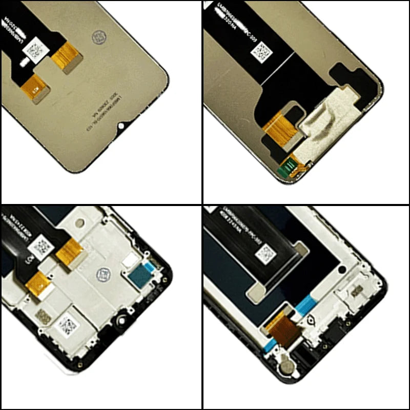 6.6'' IPS LCD For ZTE Blade V50 Design 5G 8150 LCD Screen Touch Panel Digitizer Assembly For ZTE V50 Design Display Frame ZTE phone repair parts