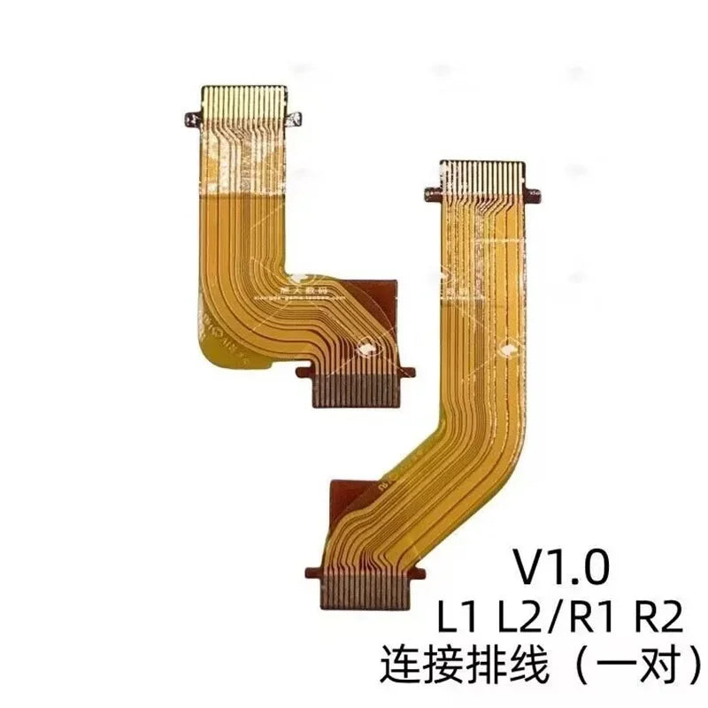 10sets for Sony Ps5 1.0 2.0 3.0 BDM-010 020 030 Game Pad Controller L1R1 L2R2 LR Left Right Button Connect Flex Cable Ribbon Set  Game console repair parts