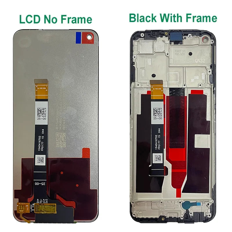 6.5'' Display For Oppo Realme 8 5G LCD Display 10 Touch Screen Digitizer Assembly For Realme8 5G RMX3241 Display Repair Parts Oppo phone repair parts Realme phone repair parts