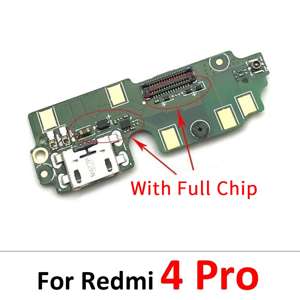 For Xiaomi Redmi 4 Pro Note 5A 7 8 Pro 8 8A 9 9T Poco M3 USB Charge Port Dock Connector Charging Board Flex Cable Xiaomi  Xiao mi phone repair parts