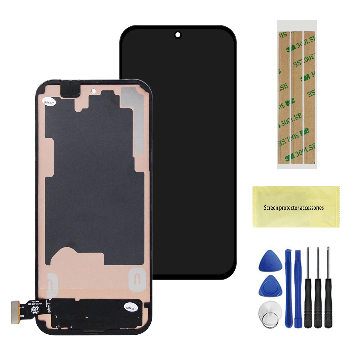 For Google Pixel 9 pro TFT Screen LCD Display Touch Digitizer Assembly Replacement Parts GR83Y GEC77 GWVK6 Compatible Google phone repair parts