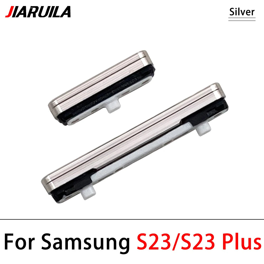 New For Samsung S22 S23 S24 Plus Ultra 5G Power Button + Volume Side Button Key Replacement Parts Samsung phone repair parts