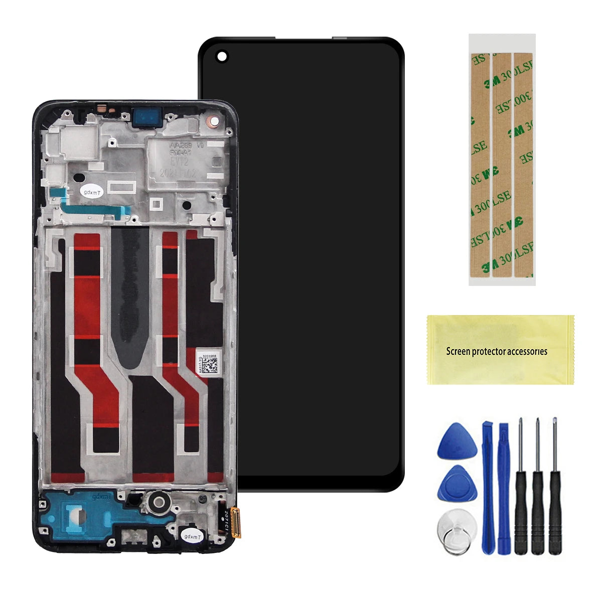 AMOLED For OPPO Reno8 Lite 8Lite LCD Display Touch Screen Digitizer Assembly For Oppo Reno8 Lite CPH2343 Display Replacement OPPO phone repair parts
