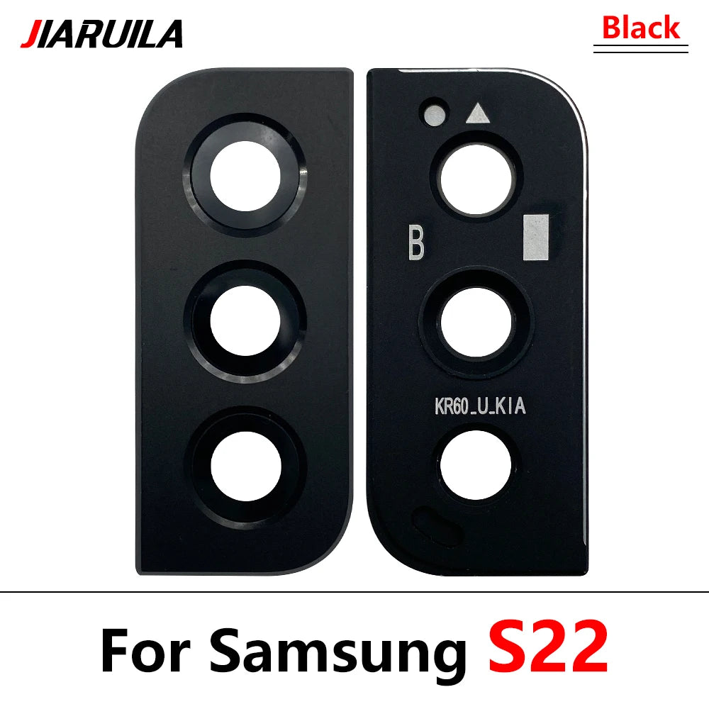 10Pcs/Lot, Rear Camera Glass Lens Back Camera Glass Cover Frame For Samsung S22 S23 Plus Ultra Replacement Parts Samsung phone repair parts