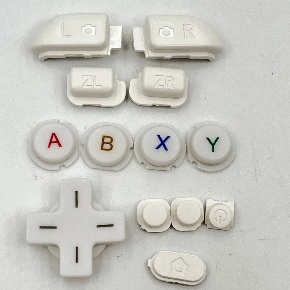 1-3sets A B X Y L R ZR ZL Full Set Buttons For NEW3DS/New 3DS XL NEW 3DS LL Home On Of Power Buttons For 3DS ABXY D-Pad Buttons Game console repair parts