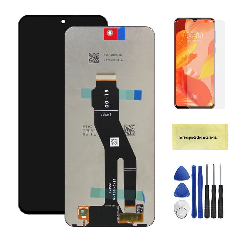 6.7'' For Honor X8a LCD CRT-LX1 CRT-LX2 CRT-LX3 Display With FrameTouch Screen Digitizer Assembly for honor x8a  LCD Screen Honor phone repair parts