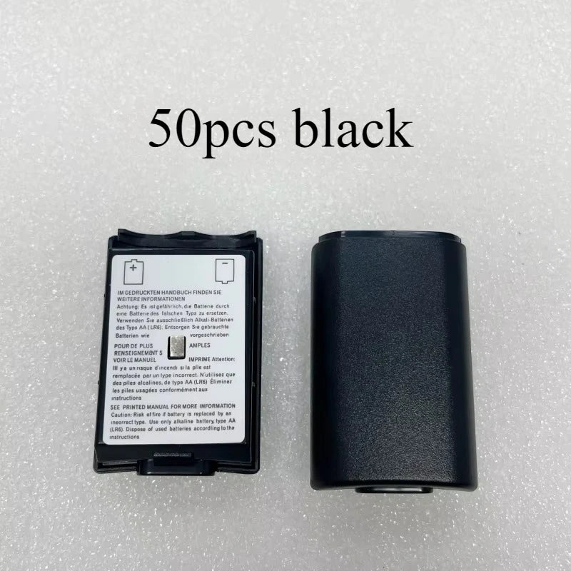 50pcs/lot for Xbox360 Wireless Game Pad Controller Battery Back Pack Case AA Battery Holder Back Cover Case Replacement Game console repair parts