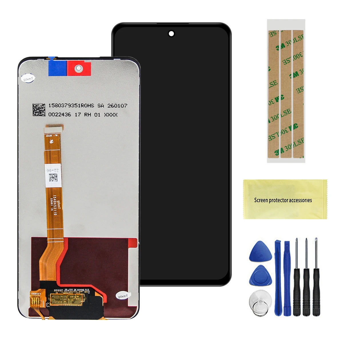 6.72" For Oppo A98 5G CPH2529 LCD With Frame Display Touch Screen Digitizer For Oppo A98 Assembly Replacement Repair Parts ﻿ OPPO phone repair parts