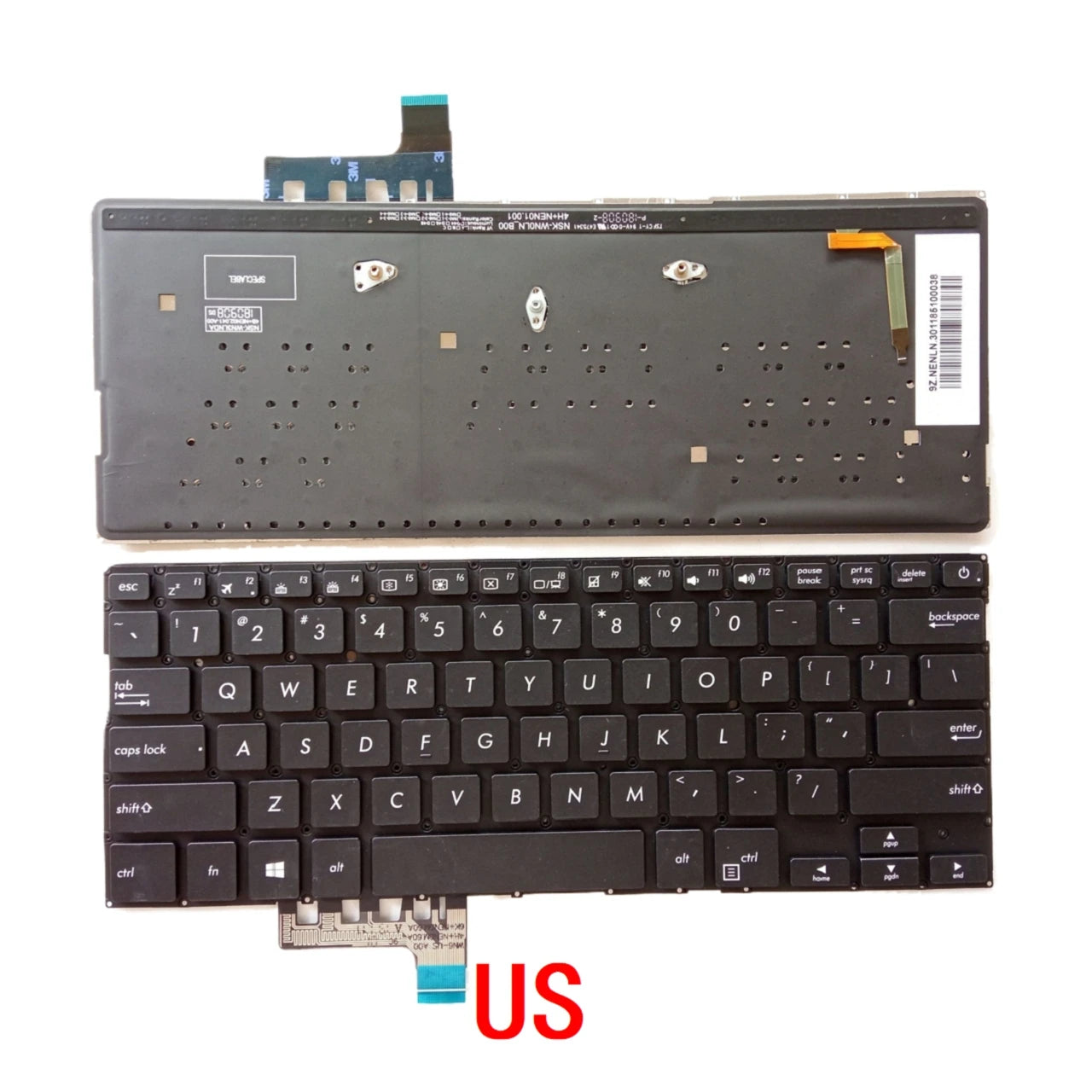 New US Spanish Laptop Backlit Keyboard For ASUS ZenBook 13 UX331 UX331U UX331UA UX331UAL UX331UN UX3310KN 9Z.NENBU.30R ASUS laptop repair parts