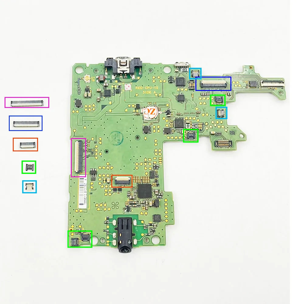 10PCS 4Pin 21Pin  41Pin 53Pin  Touch Screen & SD Card Slot & On Off Switch Ribbon Port Socket For New 3DS XL LL Repair Connector Game console repair parts