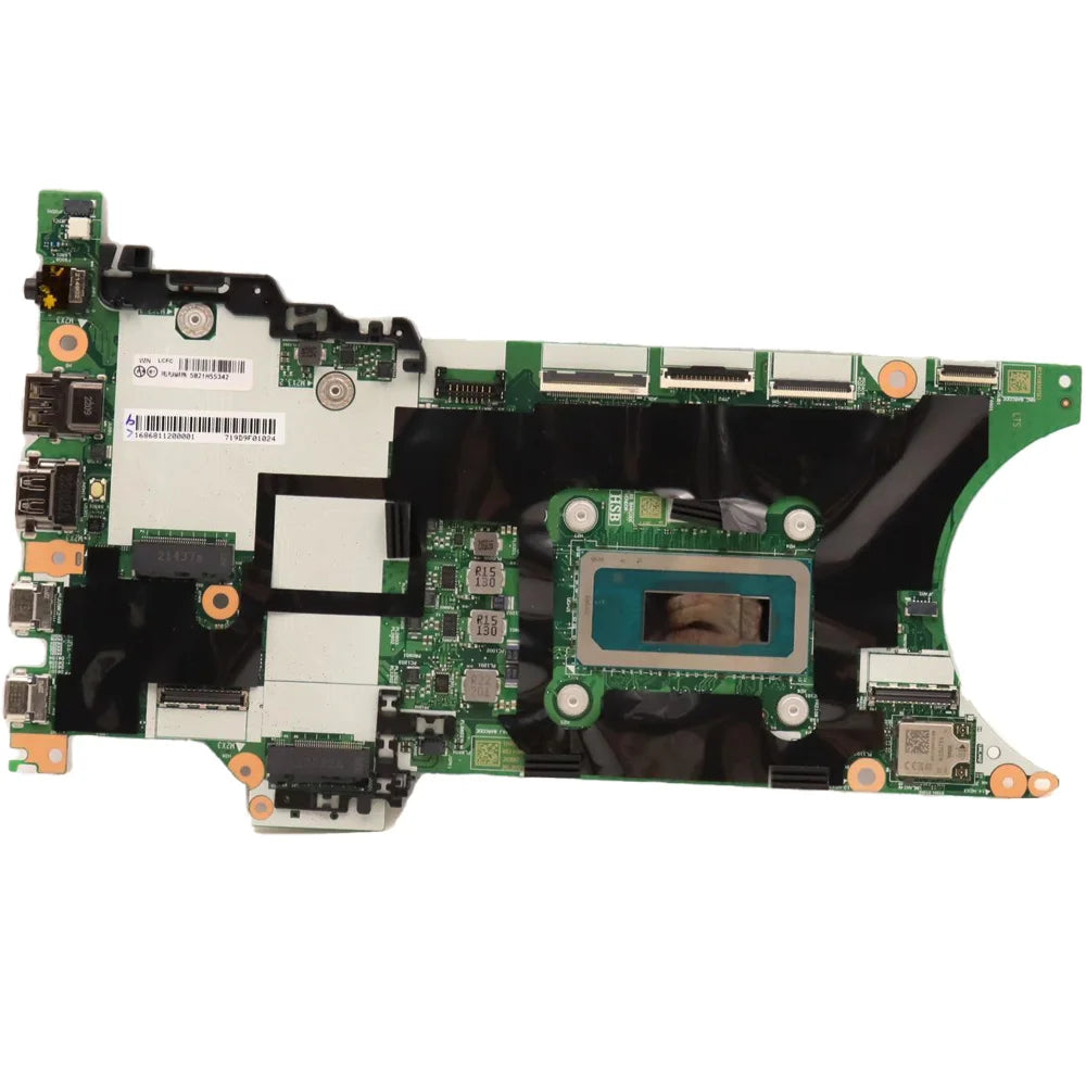 Laptop Motherboard For Lenovo ThinkPad X13 T14s Gen 3 NM-E091 With CPU:I5 1240P I7 1260P RAM:16/32G AX211 5B21H55326 5B21H55413 Lenovo laptop repair parts