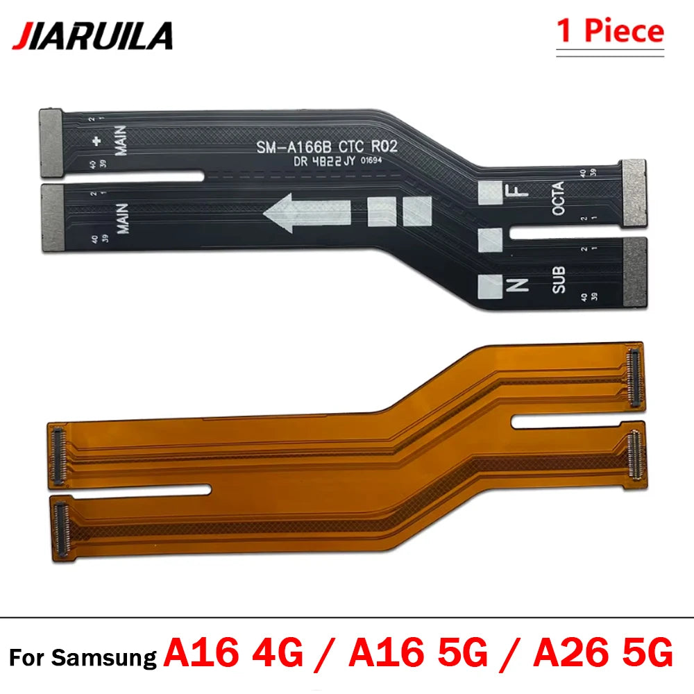 10Pcs/Lot，Main Board Motherboard Connector Flex Cable For Samsung A15 A16 A25 A35 A55 A26 A36 A56 4G 5G A166B A156B Samsung phone repair parts