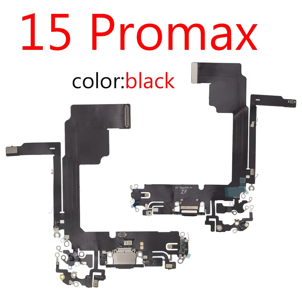 Charging Flex Cable for iPhone 15 Plus Pro Max USB Dock Connector Charger Port Replacement Parts iPhone phone repair parts