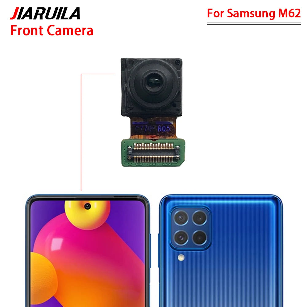 For Samsung M30 M13 M23 M53 M31 M32 M62 4G 5G Front Camera Flex With Back Rear Camera Module Flex Cable Samsung phone repair parts