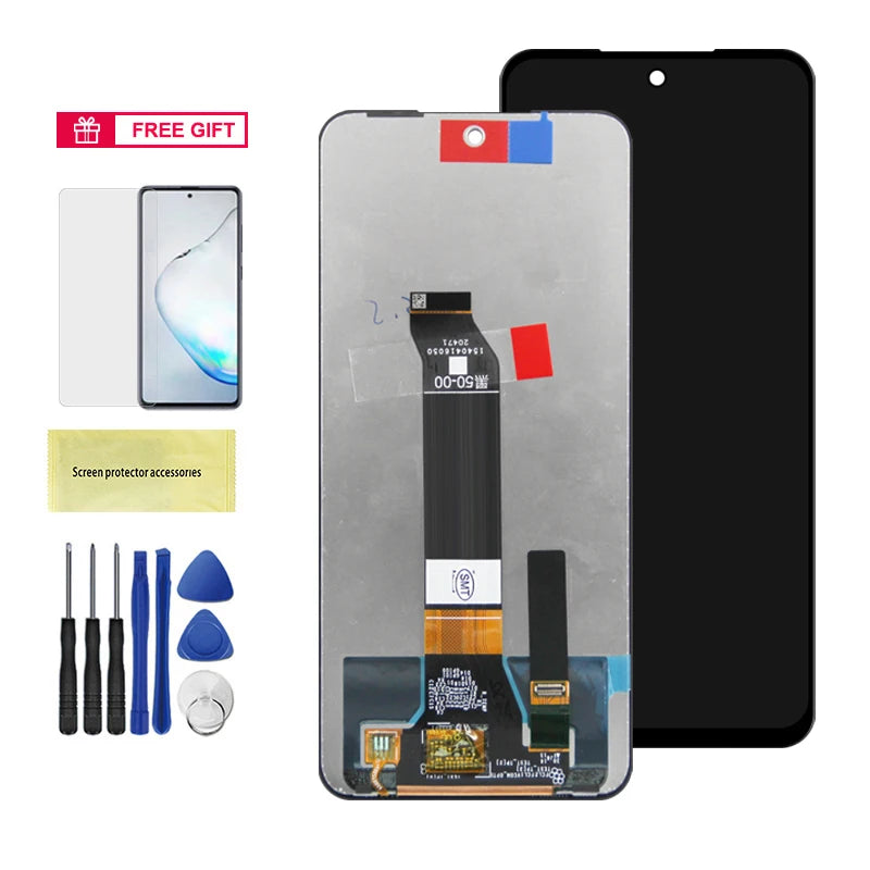 6.5'' Display for Xiaomi Redmi Note 10 5G M2103K19G Lcd Display Touch Screen with Frame for Redmi Note 10 5G Replacement Screen Xiaomi phone repair parts