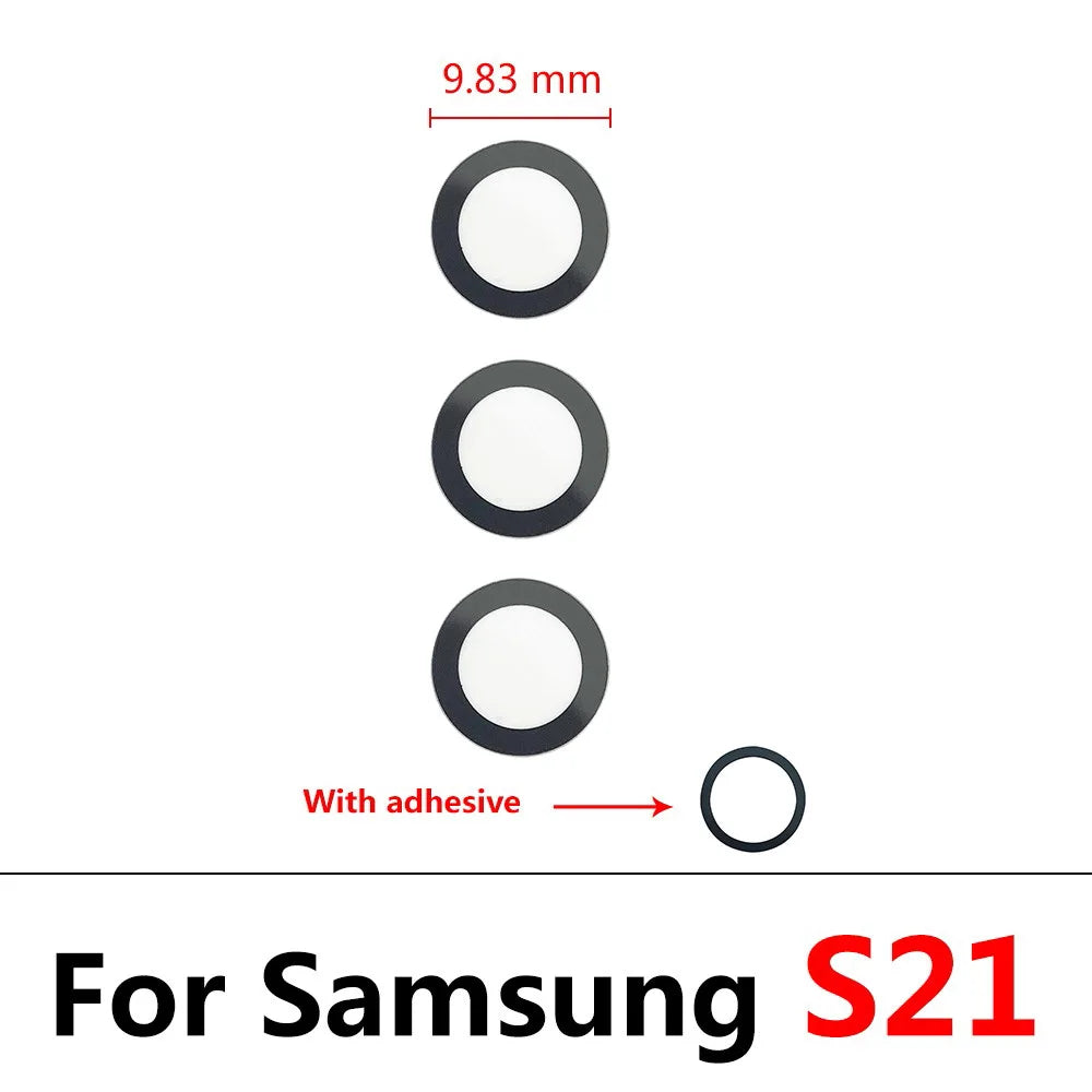 New Camera Glass Lens Back Rear Camera Glass Lens For Samsung S20 S21 S22 S23 S24 Plus Ultra FE 5G With Adhesive Sticker Samsung phone repair parts