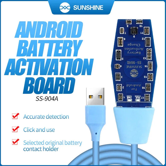 SUNSHINE SS-903A SS-904A Battery Quick Charging Activation Board For iPhone 6S-14ProMax Android One Plus HUAWEI SAMSUNG Professional Repair Tools