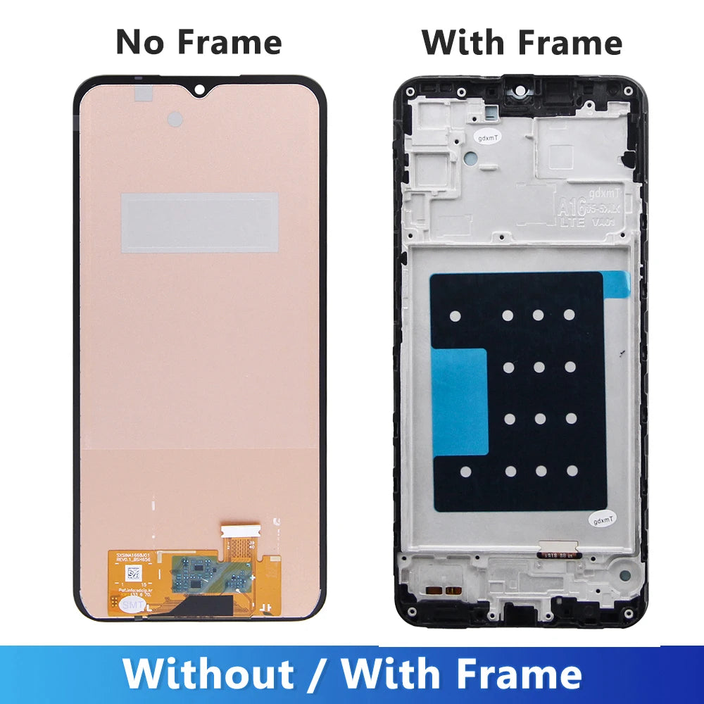 For Samsung A16 4G SM-A165F LCD Display Touch Screen Digitizer Assembly For Samsung A16 5G A166 SM-A166B LCD 100% Tested Samsung phone repair parts
