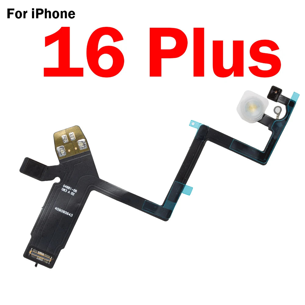 Wireless Charging Coil NFC Antenna Replacement With Led Flash Light Flex Cable For iPhone  15  Plus 16 Pro  Max Parts iPhone phone repair parts