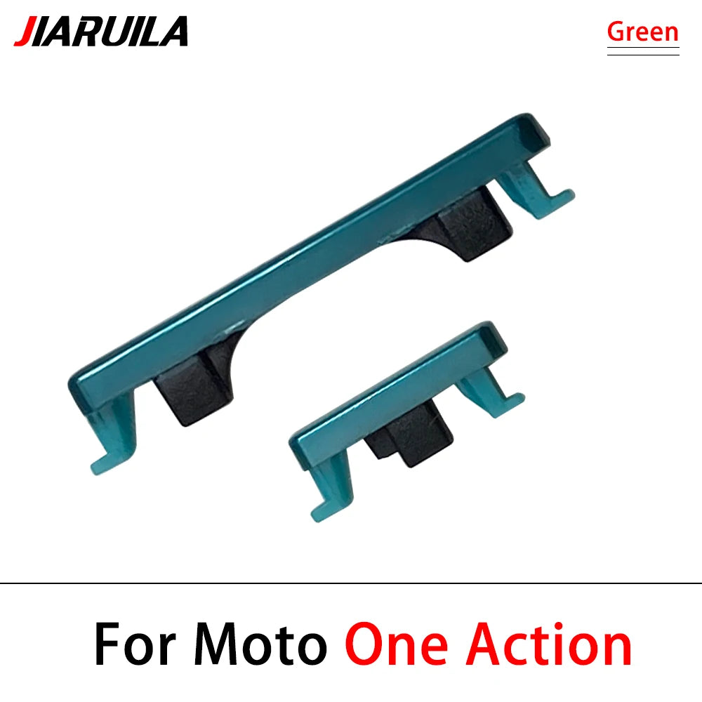 10Pcs, New For Motorola Moto One Action Vision Hyper Macro Fusion Plus Power Volume Side Button Key Replacement Parts Motorola phone repair parts