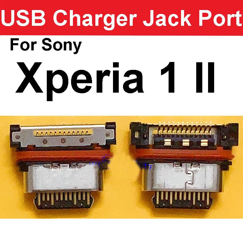 Micro USB Charging Port For Sony Xperia 1 5 8 10 10 Plus Xperia 1 II 5 II 10 II Mini Tpye C USB Charger Dock Connector Parts Sony phone repair parts