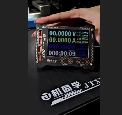 JTX A9 Curve Waveform Precision Measuring Meter 0-36V Four Display Mode Real Time Monitoring Voltage and Current Detector Tool Professional Repair Tools