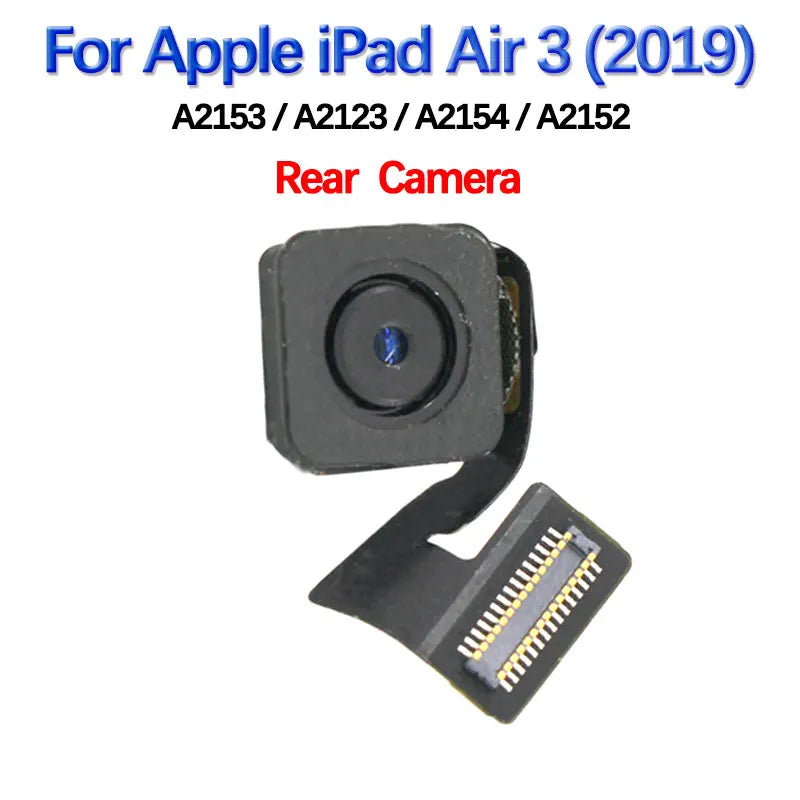 Front Camera Small For Apple Ipad 3-6 9.7 10.2 Pro 10.5 Ipad  Air1-4 Mini 4 5 A2152 A2197 A2270 A1566 Main Big Rear Back Camera  iPad repair parts