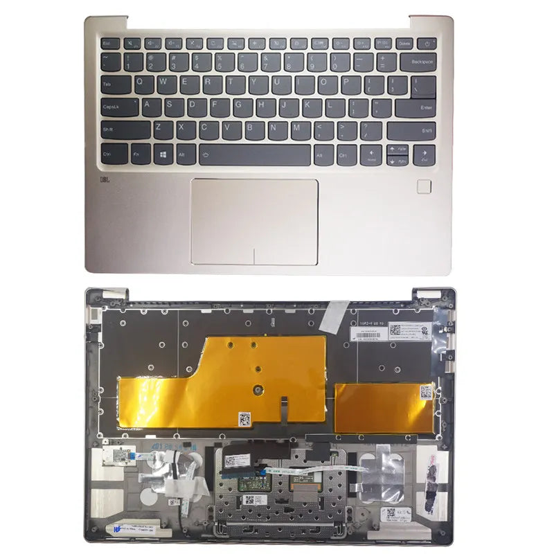 Upper case keyboard for Lenovo ideapad 720S-13 720S-13IKB 720S-13ARR topcase palmrest C shell keyboard cover touchpad assembly Lenovo laptop repair parts