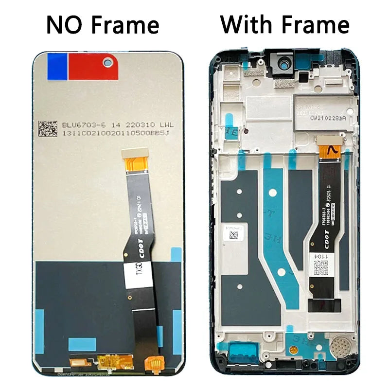 6.67"Tested For TCL 20L 20 Lite T774H T774B LCD 20S T773O Display Touch Screen Digitizer For TCL 20L+ 20 Lite Plus T775H T775B TCL phone repair parts