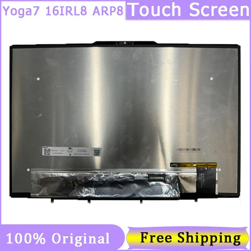 16 Inch Touch Screen For Lenovo Yoga 7 16ARP8 Yoga 7 16IRL8 Display Assembly  Replacement 1920x1200 FHD With Frame Matrix Panel Lenovo laptop repair parts