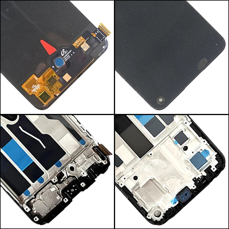 Super AMOLED For Oppo Reno7 5G CPH2371 LCD Reno 7 5G Display LCD Display With Frame Touch Screen Digitizer Assembly Parts  Oppo phone repair parts
