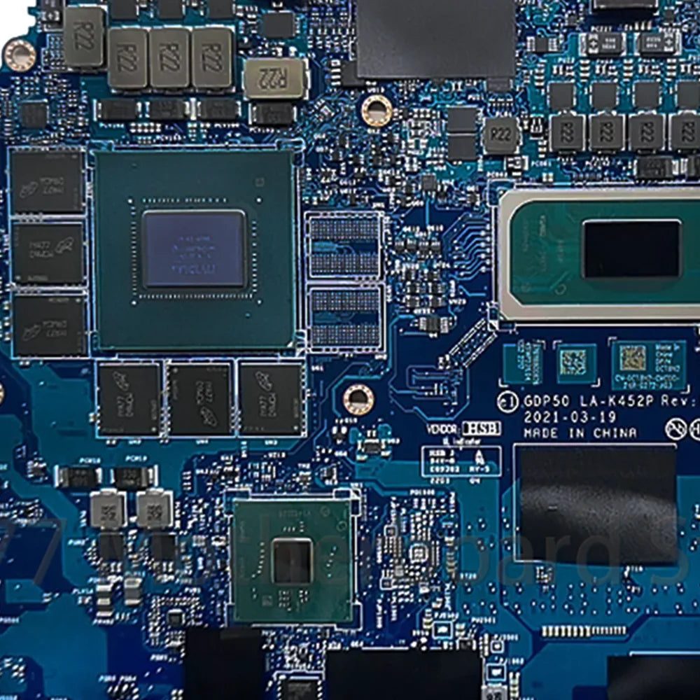 Laptop Motherboard GDP50 LA-K452P For DELL G15 5511 Alienware M15 R6 With CPU I7-11800H GPU RTX3060 6G RTX3070 8G 100% Tested Dell laptop repair parts