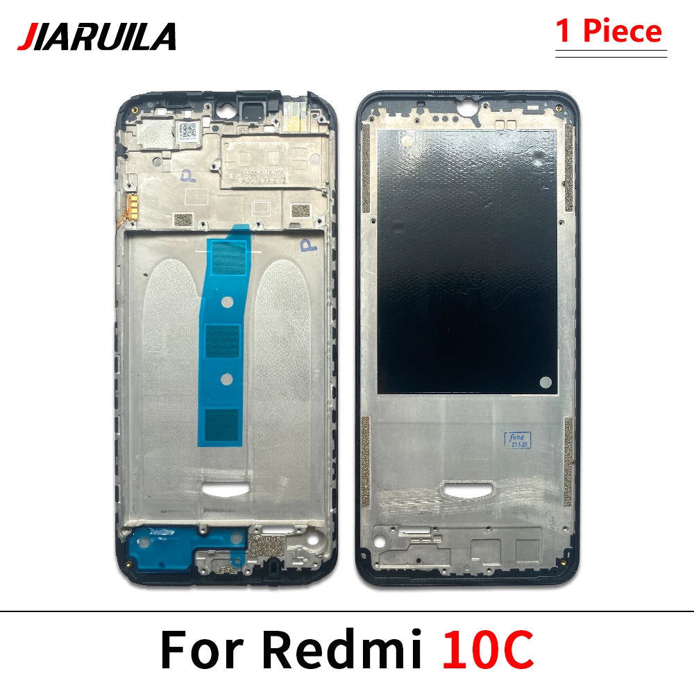 10Pcs Middle Frame Housing For Xiaomi Redmi 7A 8 8A 9 9A 9C 9T 10 10A 10C 12 12C 4G 5G Middle Frame Bezel Plate Cover Rear Bezel  Xiaomi  Xiao mi phone repair parts