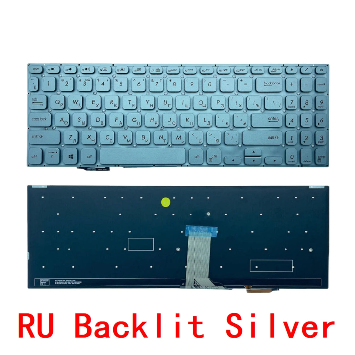 New US Russian Spanish Laptop Backlit Keyboard For ASUS vivobook S530 S15 S530U S530F S530UF S530FA S530FN X530M X530 S5300 ASUS laptop repair parts