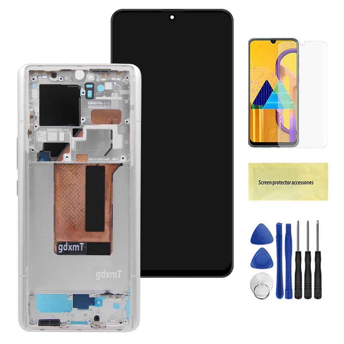 13 Ultra Screen Assembly for Xiaomi 13 Ultra 2304FPN6DC 2304FPN6DG LCD Display Digital Touch Screen with Frame 100% Tested Xiaomi phone repair parts