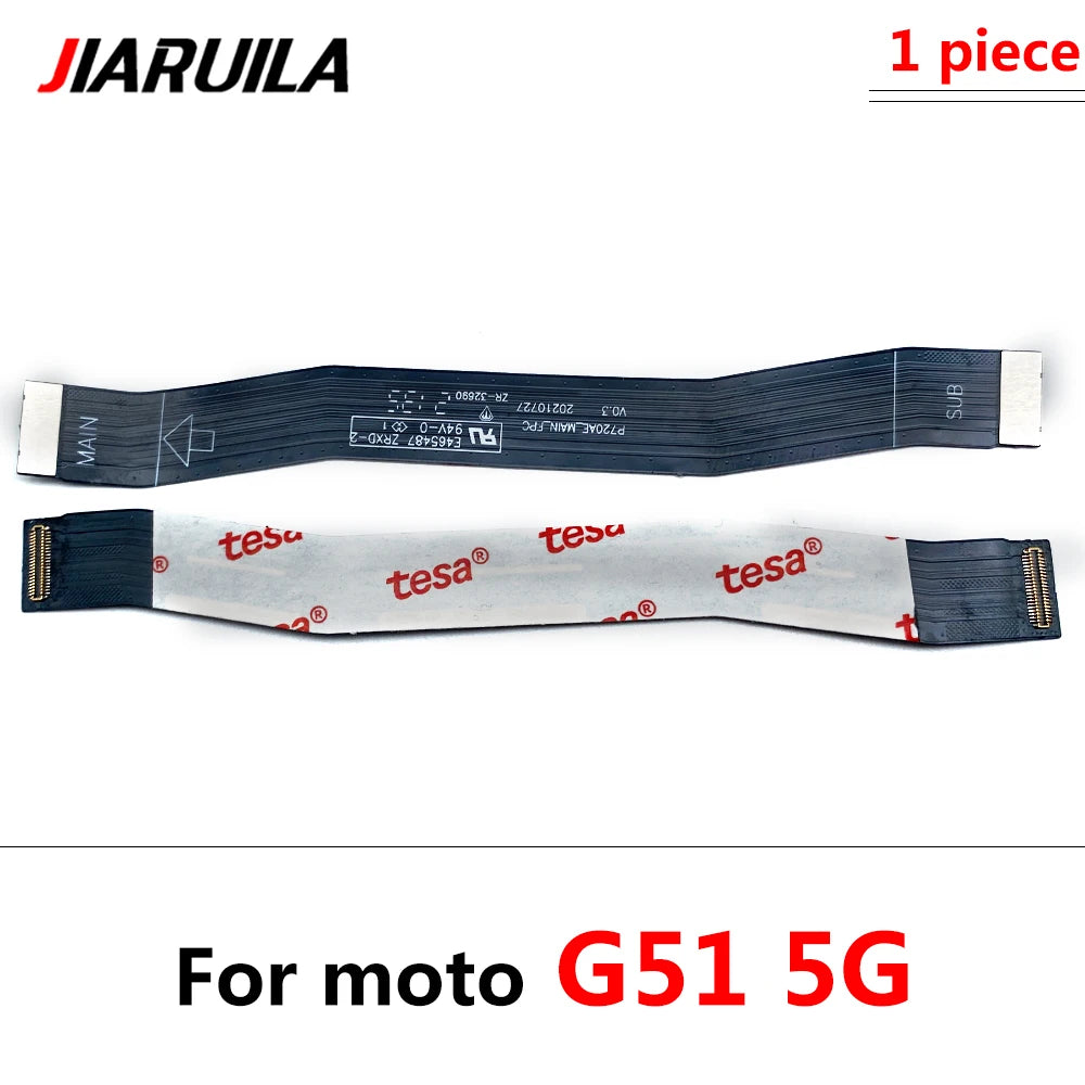 Mainboard Main Board Motherboard Connector Flex Cable For Moto G31 G41 G51 G71 G50 G60 G60s G100 G200 G32 G52 G62 G82 G53 G53 5G Motorola phone repair parts