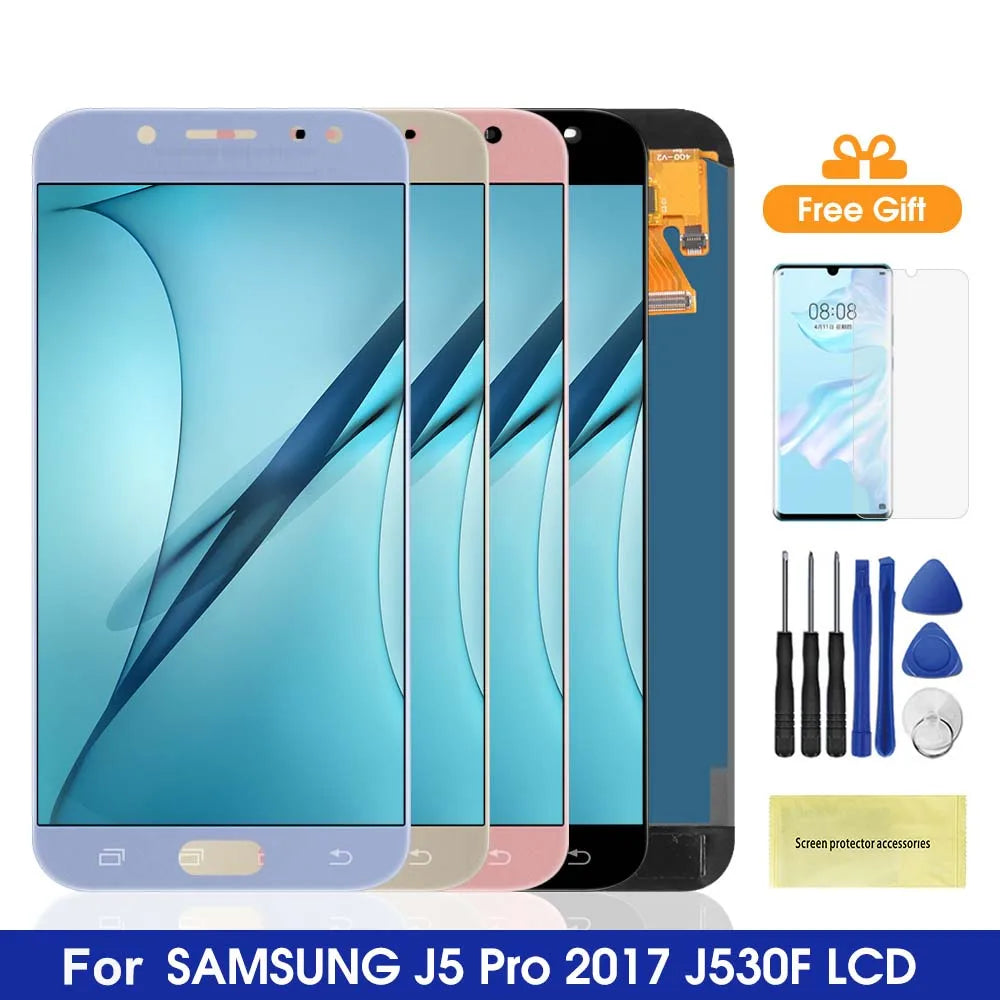 5.2'' For Samsung For J5 2017 J5 Pro J530 J530F J530G J530S LCD Display Touch Screen Digitizer Assembly Replacement Parts Samsung phone repair parts
