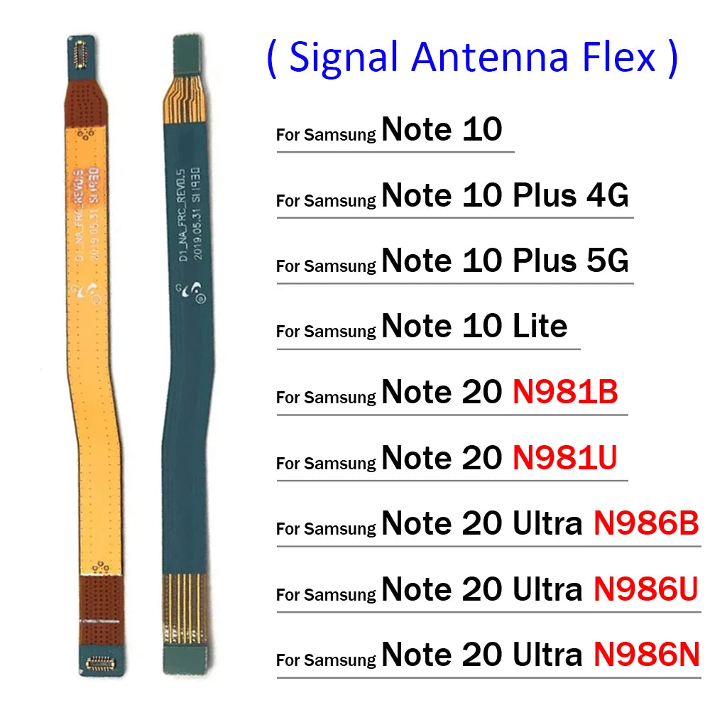 New For Samsung Note 10 Plus Lite / Note 20 Ultra N981B N981U N986B N986U N986N Wifi Network Signal Antenna Main Flex Cable Samsung phone repair parts