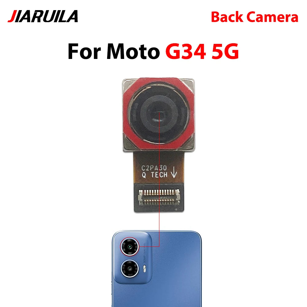 Back Rear Camera Big Main Camera Front Camera Flex Cable For Motorola Moto G22 G32 G62 G13 G23 G73 G14 G24 G55 G34 G84 G35 5G Motorola phone repair parts