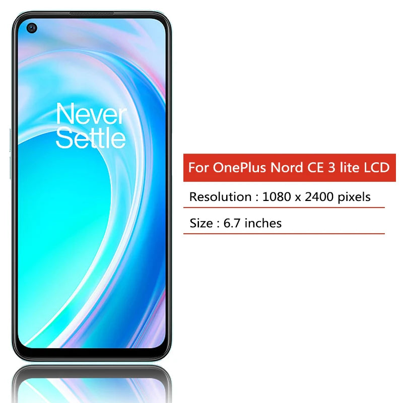 AAA+ For OnePlus Nord CE 3 Lite CE3 Lite LCD Display Touch Screen Digitizer Assembly Compatible with CPH2467 CPH2465  OnePlus phone repair parts