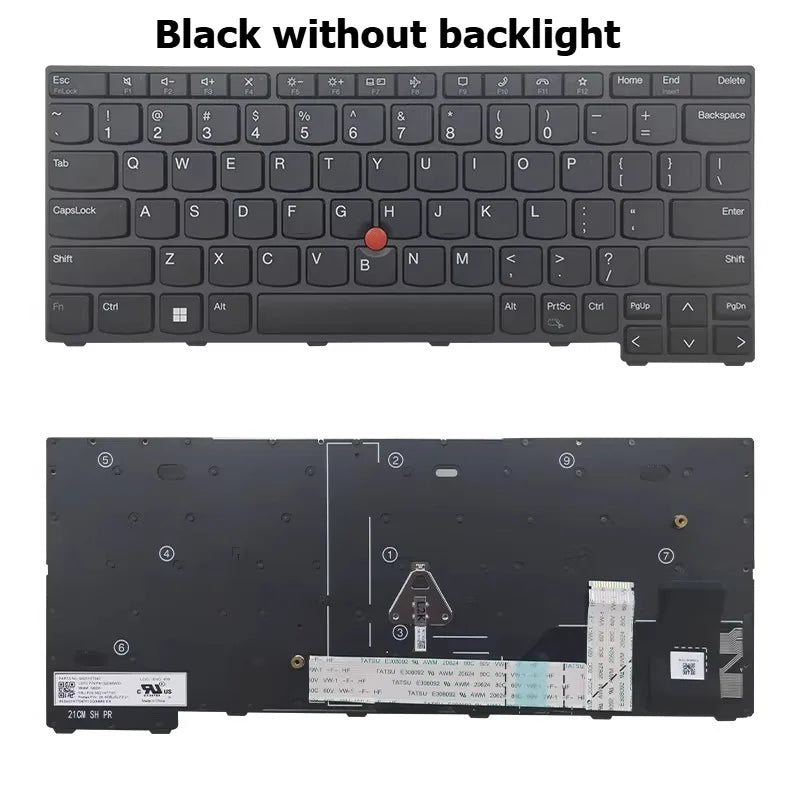Keyboard for Lenovo Thinkpad X13 Yoga L13 X13 GEN1 Gen2/3 S2 gen7 S2 yoga gen8  laptop keyboard replacement Lenovo laptop repair parts