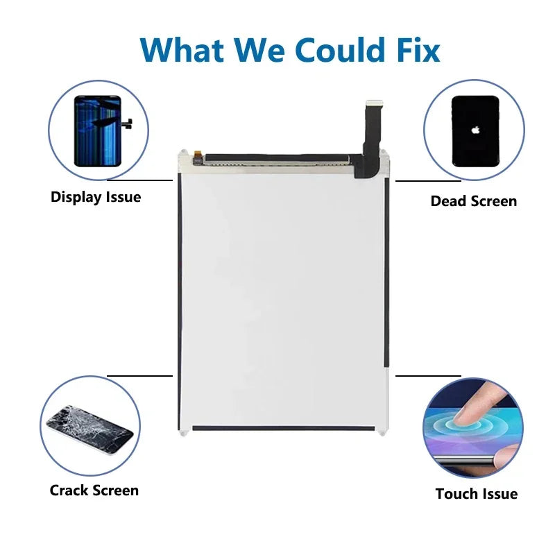 OEM Pantalla LCD Touch Screen For Apple iPad Mini 1 2 3 A1599 A1489 A1432 Assembly Digitizer Front Glass Display Replace  iPad repair parts